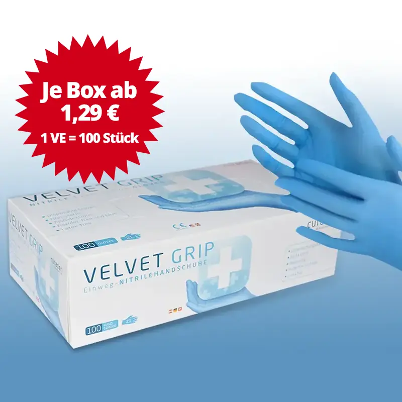 Velvet-Grip Handschuh